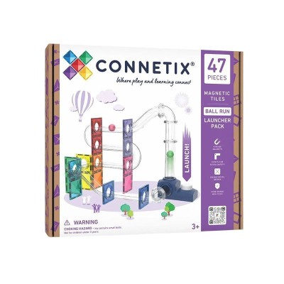 Магнитен Конструктор Ball Run Launcher 47 Части на Connetix