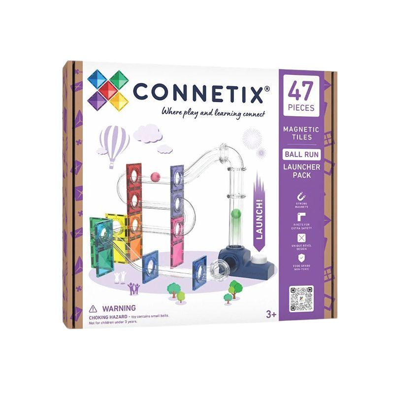 Магнитен Конструктор Ball Run Launcher 47 Части на Connetix