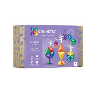 Магнитен Конструктор Rainbow Shape Expansion Pack 36 Части на Connetix