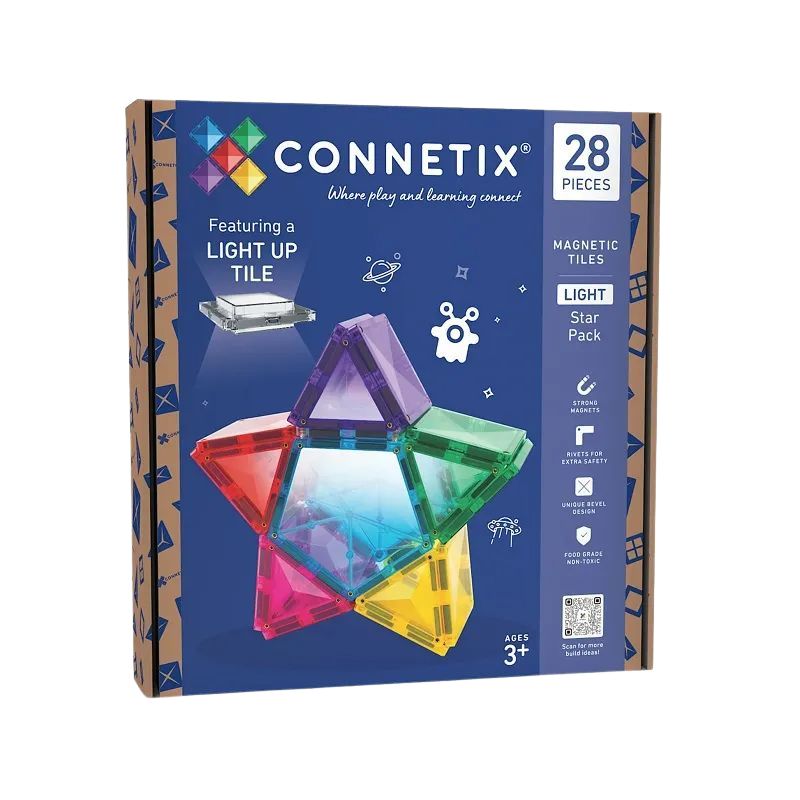 Магнитен Конструктор Light Star 28 Части на Connetix