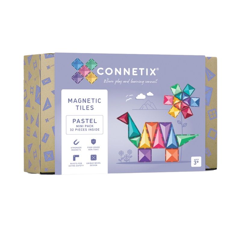 Магнитен Конструктор Pastel Mini Pack 32 Части на Connetix