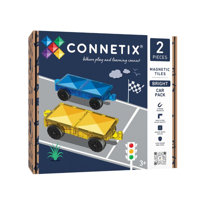 Магнитен Конструктор Bright Car 2 Части на Connetix