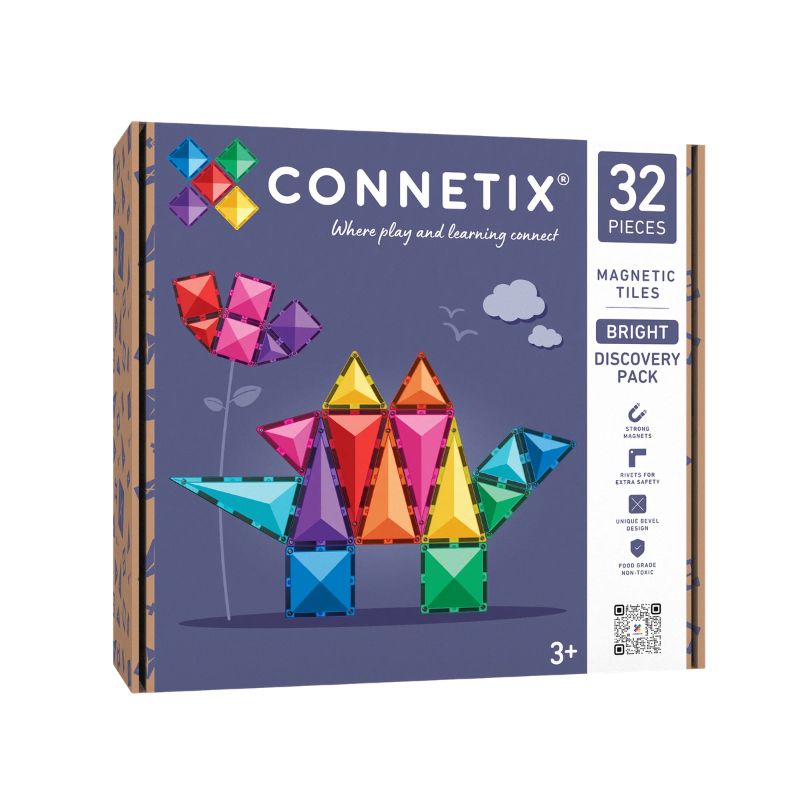 Магнитен Конструктор Bright Discovery 32 Части на Connetix
