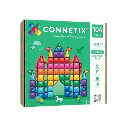 Магнитен Конструктор Bright Creative 104 Части на Connetix