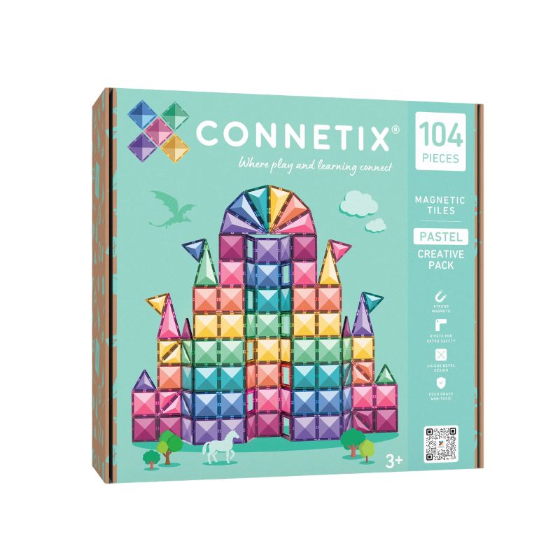 Магнитен Конструктор Pastel Creative 104 Части на Connetix