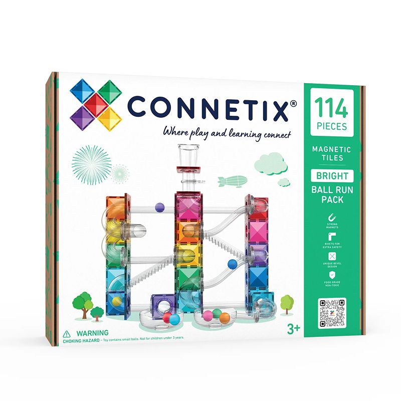 Магнитен Конструктор Ball Run Bright 114 Части на Connetix