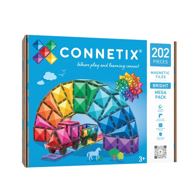 Магнитен Конструктор Bright Mega 202 Части на Connetix