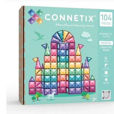 Магнитен Конструктор Pastel Creative 104 Части на Connetix