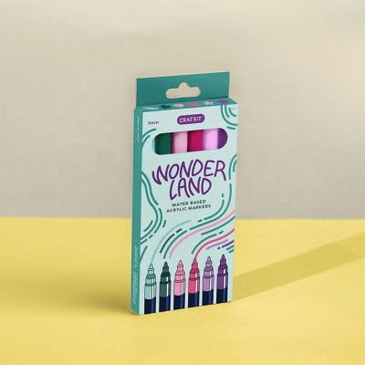 Маркери Wonderland 1 мм, 6 бр. на Crateit