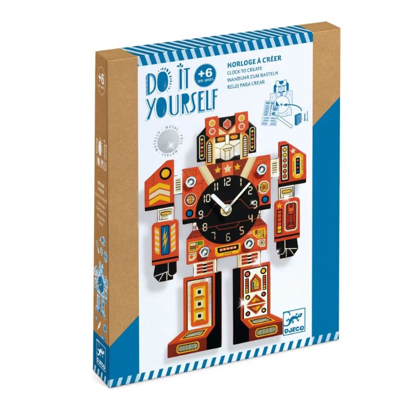 Комплект Направи си Часовник Робот на Djeco