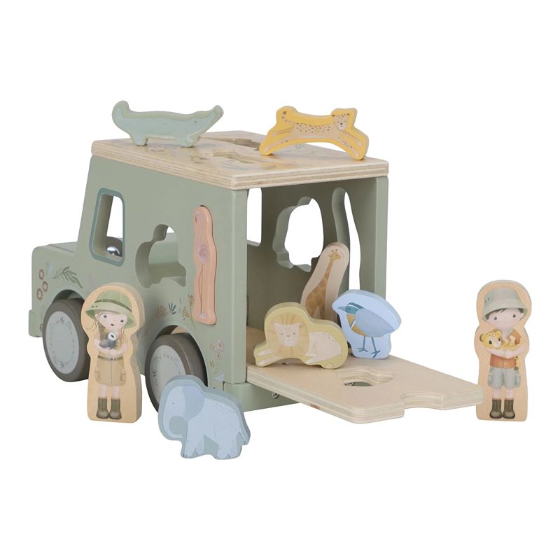 Дървен Сортер Safari Friends на Little Dutch - 