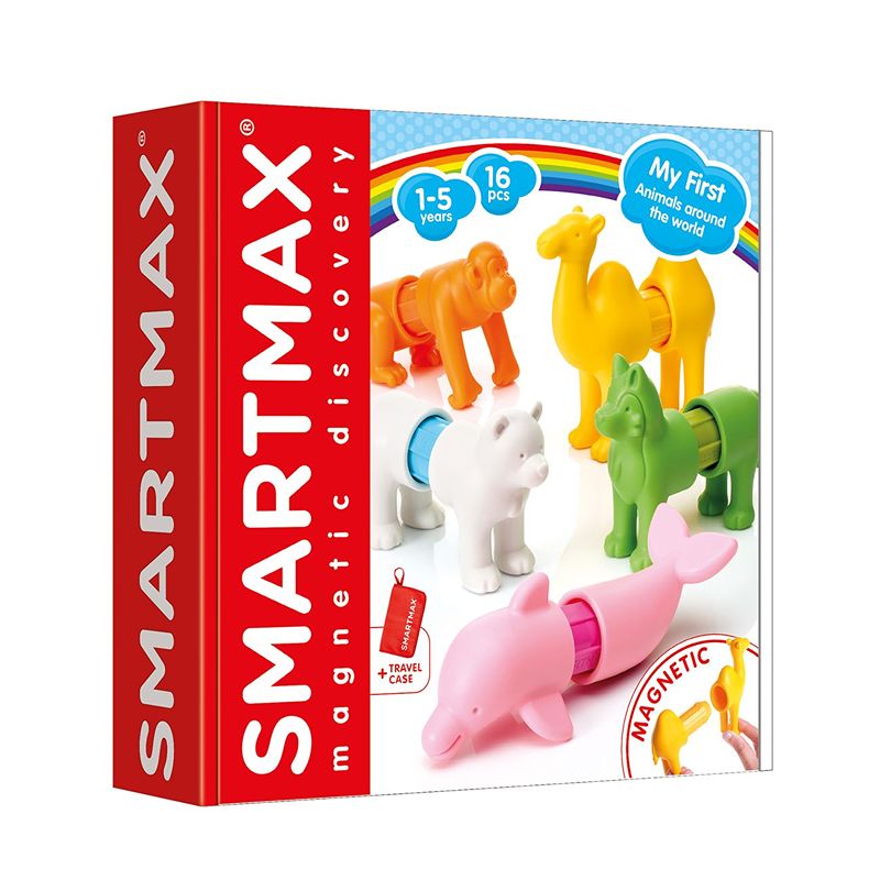 Магнитен Конструктор My First Animals Around the World от SmartMax