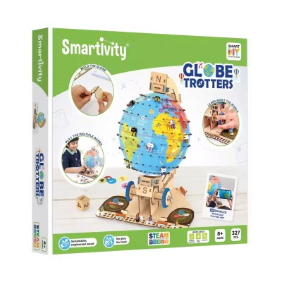 Дървен Конструктор Глобус от Smartivity