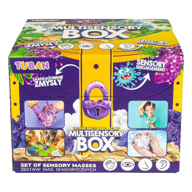 Комплект за сензорни игри Multisensory Box на Tuban