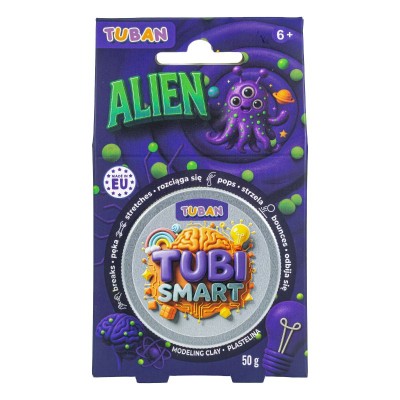 Глина за Моделиране Tubi Smart Alien 50г на Tuban