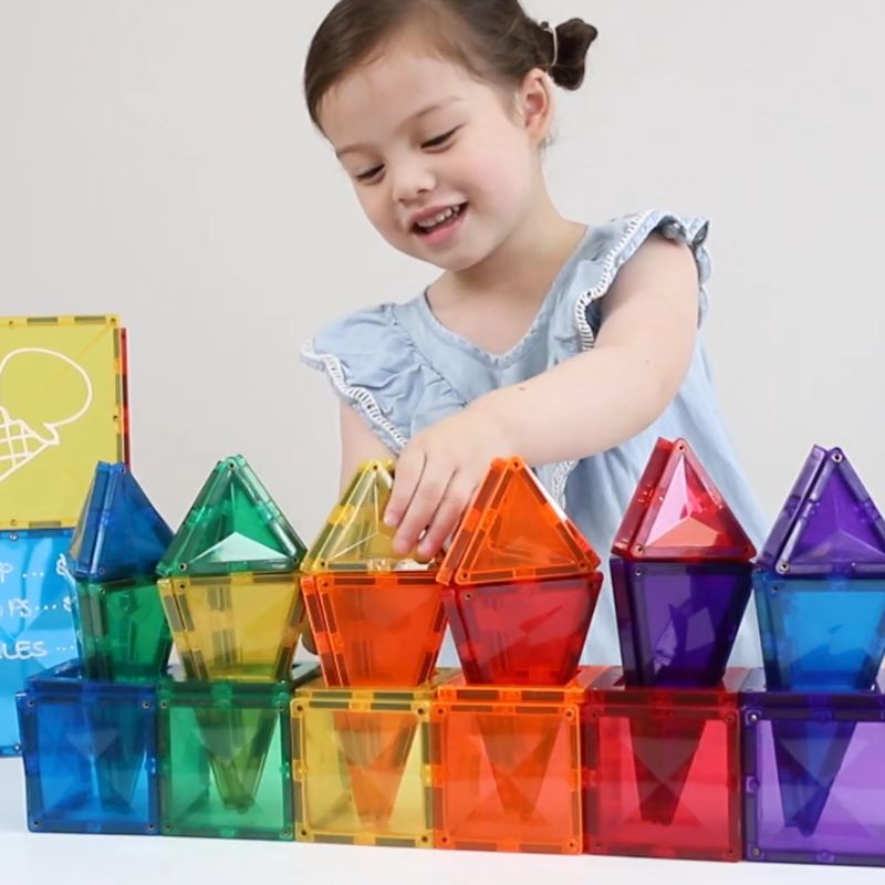 Магнитен Конструктор Rainbow Mega Pack 212 Части на Connetix